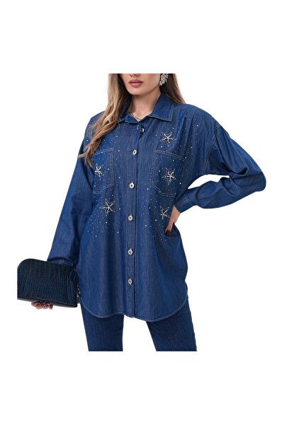 Sheesy Πουκάμισο από πέτρα με μοτίβο αστεριών