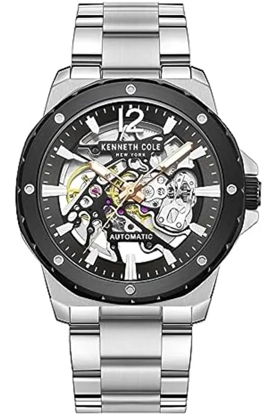Kenneth Cole New York Analog Gents Watch With Silver Stainless Steel Bracelet 45mm 3ATM - KCWGL22174
