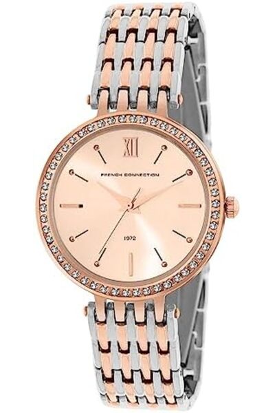 French Connection Spring-Summer 2023 Analog Rose Gold Dial Women's Watch-FCN00063C