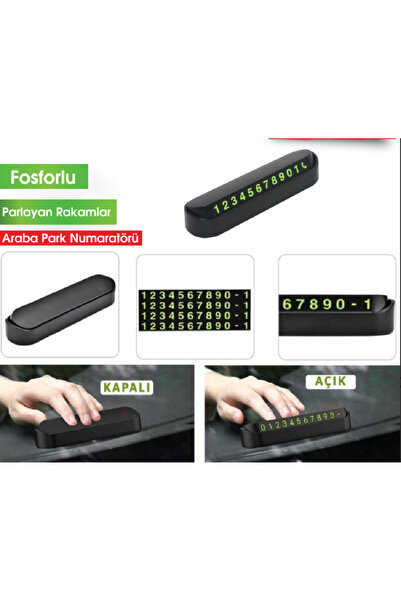 YTO 1 Adet Fosforlu Lux Araç Numaratörü Uyumlu