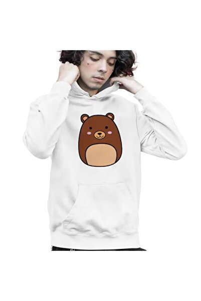 OEM Boys' Squishmallows Brown Bear Hoodie