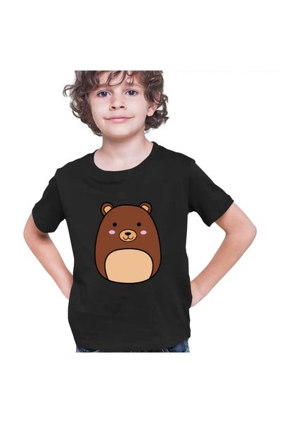 OEM Tricou Copii Baieti Squishmallows Urs Brun