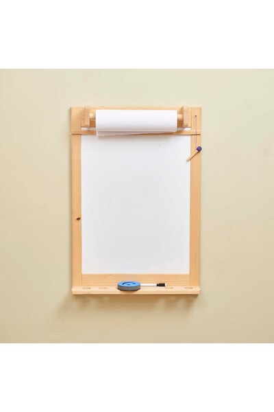 Muyuru Duvara Asmalı Ahşap Yazı Tahtası Çocuklar İçin, Aktivite Yazı Tahtası,...