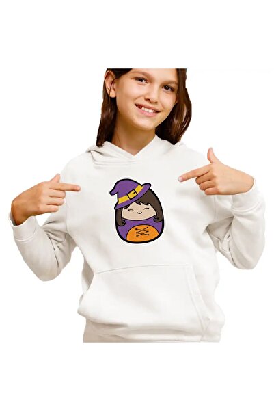 OEM Kids Girls Squishmallows Halloween Witch Sweatshirt