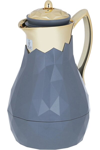 Everest Diamond Thermos, 1 liter, glass inner shell, plastic outer shell - dark grey