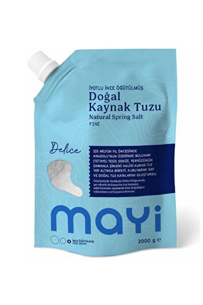 Mayi Tuz İyotlu İnce Kaynak Tuzu 2000 gr