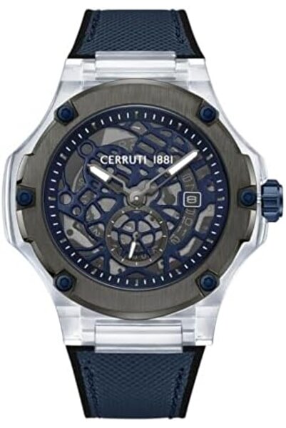 Cerruti 1881 Watch for Men with Black Dial in 52 MM