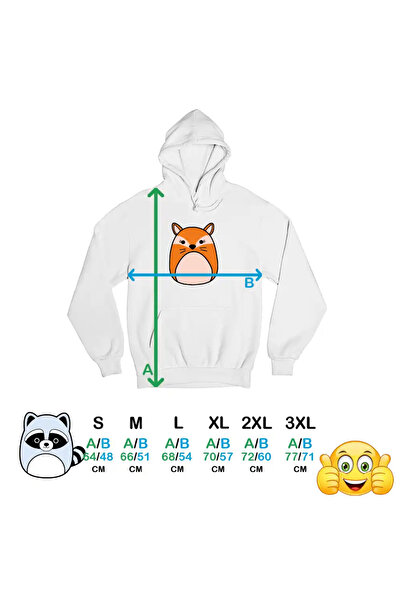 OEM Women's Hoodie Squishmallows Squad Fox