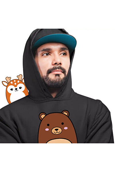 OEM Men's Hoodie Squishmallows Brown Bear
