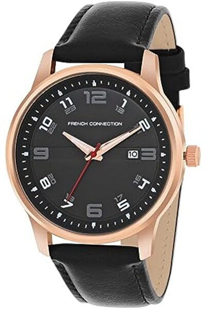 French Connection Spring-Summer 2023 Analog Black Dial Men's Watch-FCN00046E