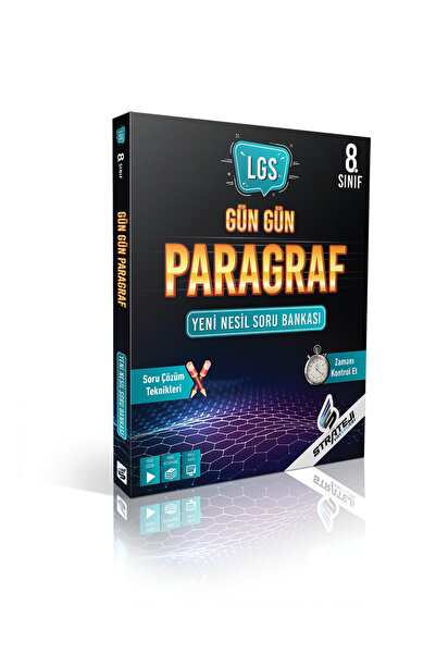 paraf yayınları 2025-2026 8. Sınıf Gün Gün Paragraf Soru Bankası Gelişmiş Sor...