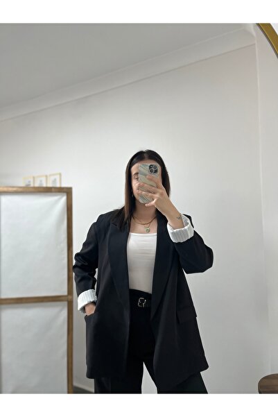 MODA Astarlı blazer ceket kadın ceket