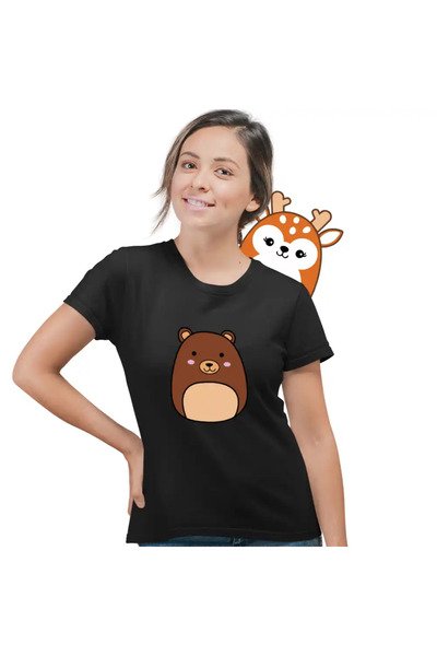 OEM Women's T-shirt Squishmallows Brown Bear