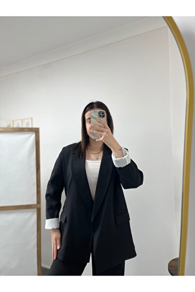 MODA Astarlı blazer ceket kadın ceket