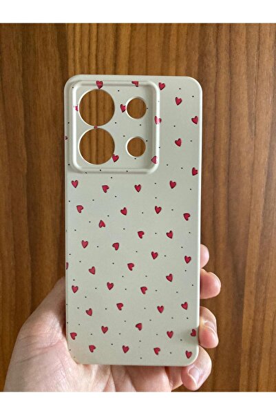 Newon غطاء حماية لهاتف شاومي ريدمي نوت 13 4G من السيليكون المخملي مع طباعة عل...