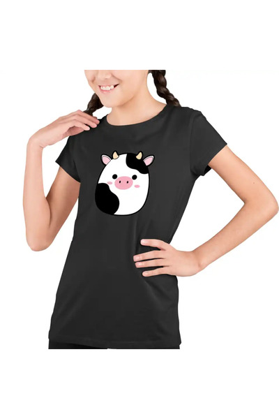 OEM Tricou Copii Fete Squishmallows Vacuta Connor