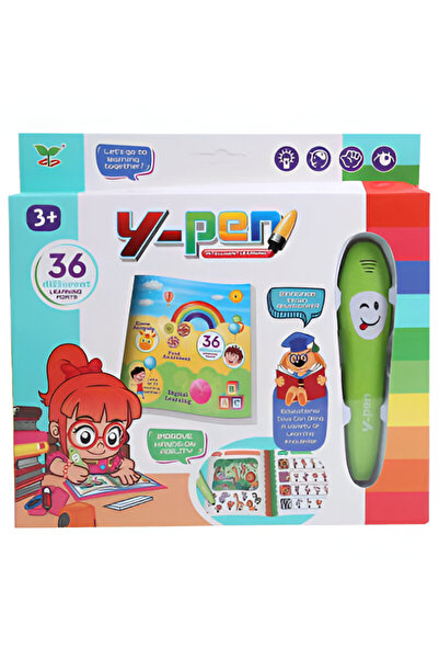 Generic قلم Y-Pen للأطفال، جهاز تعليمي رقمي ذكي للتحدث والتعلم للأطفال