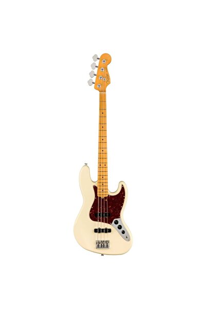 FENDER American Professional II Jazz Bass Akçaağaç Klavye Olympic White Bas G...