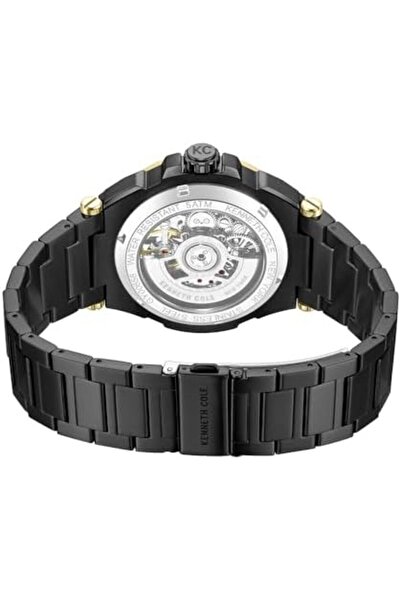 Kenneth Cole New York Men's Automatic Watch – Skeleton Dial, Stainless Steel Case