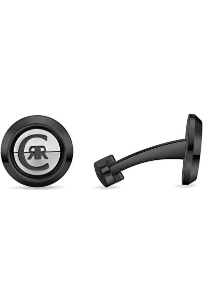 Cerruti 1881 أزرار أكمام ريناتو ثنائية اللون الرمادي والأسود