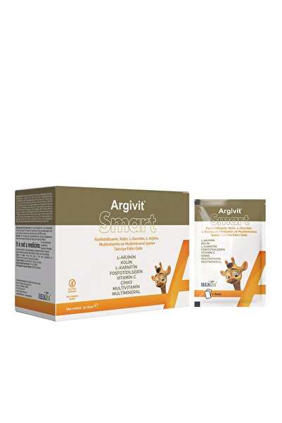 Argivit Smart Phosphotidylserine, Choline, L-Carnitine, L-Arginine, Multivitamin and Multimineral 30 Sachets
