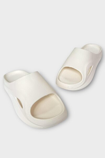 Liger Men's Eva Comfortable Comfort Beach Summer Casual Slippers Cream