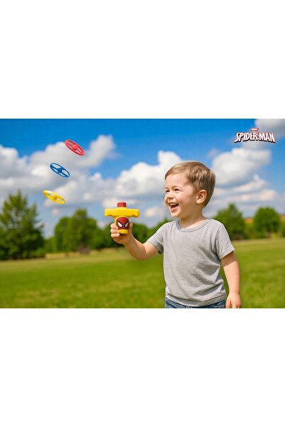 Marvel Spider-Man Tornado Flying Saucer Toy | Outdoor Spinner Disc for Kids Age 3+