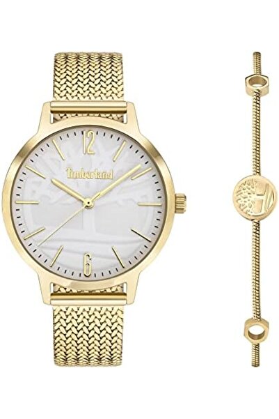Timberland Analog Women's Watch With Gold Stainless Steel Bracelet- 5 Atm- 38 MM - TDWLG2001450