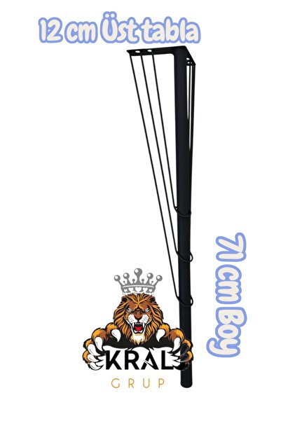 KRAL GRUP HIRDAVAT Masa din sarma metalica, picior Dresuar, 71*12*12 cm, se t...