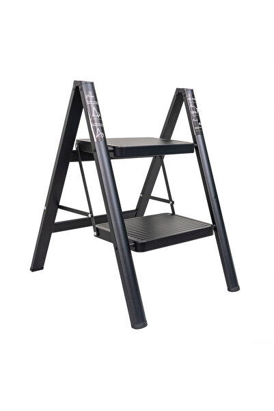 Z-Tools Scară metalică pliabilă, 2 trepte, maxim 150 kg / ZTS 8185 ZTS8185