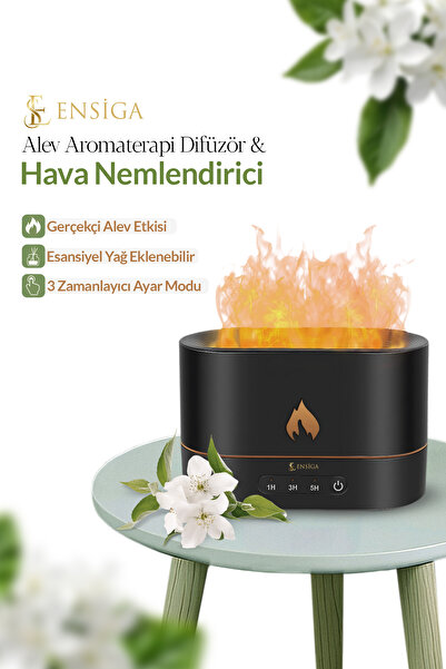EN SİGA Alev Efektli Ultrasonik Aroma Difüzör
