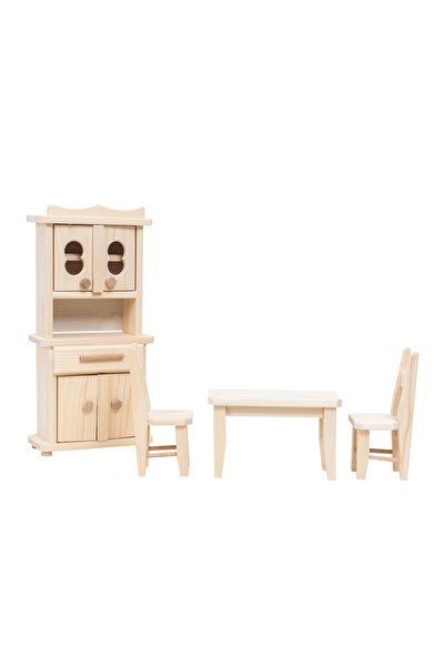 Z-Tools Mobila bucatarie din lemn pentru papusi, culoarea natur EXT10777