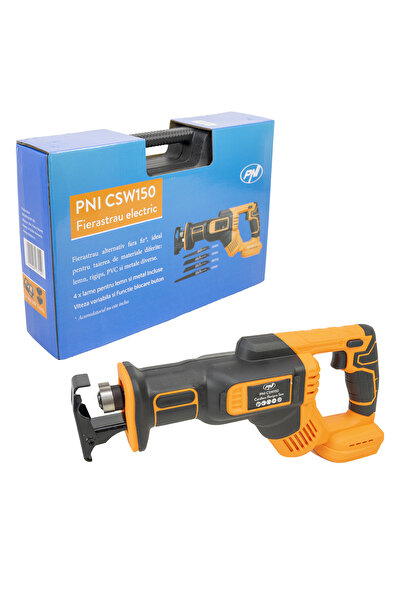PNI Ηλεκτρικό παλινδρομικό πριόνι σπαθόξυλου CSW150 χωρίς μπαταρία, με 4 λάμες