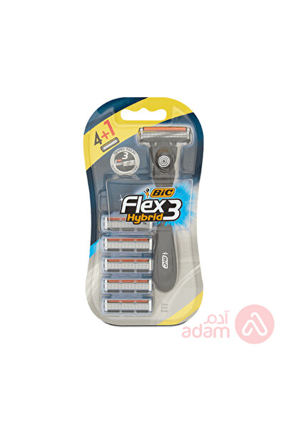 Bic FLEX3 HYBRID RAZOR 4+1 BLADES (3511)
