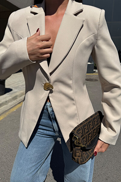 Seda Yalçın Atelier Μπουφάν Taş Dior με κουμπιά και χρυσά κουμπιά