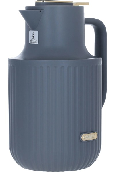Everest Laura Pro Thermos, 1.5 liters, thermal glass inner shell, plastic outer shell - dark gray