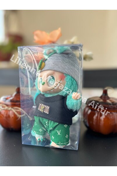 LİLİ ENNEE Lilienne Elbiseli Labubu Anahtarlık ( Görselin aynısı gönderilecektir. )