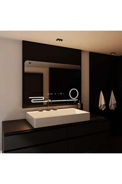 Alessandro DESIGN Oglinda LED Rectangulara, 120x80cm, Harmonie MotionGlow Marcello, Sistem Dezaburire