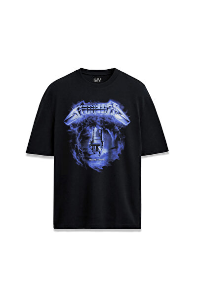 Darkia تي شيرت ميتاليكا رايد لايتنينغ بتصميم خاص للجنسين