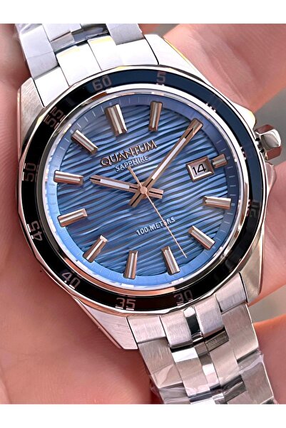 Quantum İtalyan Bileklik Setli 2 Yıl Garantili Suya Dayanıklı Çelik Kordon Renk Atma Yapmaz VS.BLKT