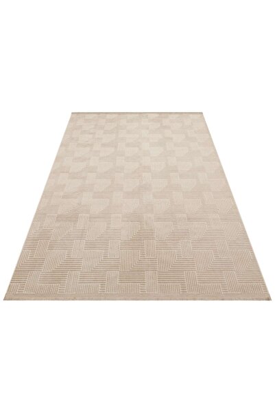 Nun Halı Makinede Yıkanabilir Kaymaz Taban Dekoratif Stella Halı