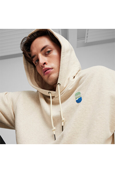 Puma Mens DOWNTOWN 180 Hoodie - Brown