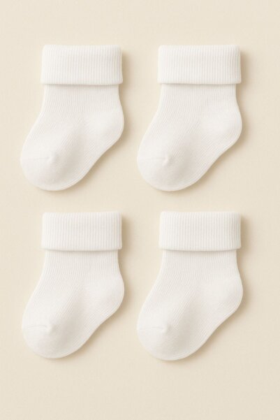 baby socks 4 Pairs of Non-Tightening, Non-Sweat-Aggravating Baby Socks