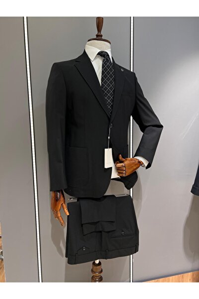 cemden SİYAH YÜNLÜ TAKIM 252058-01A