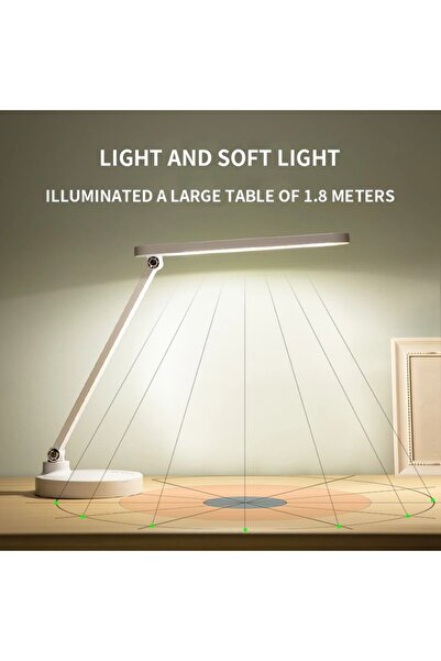 viouge 40 Led Çalışma Okuma Işığı Kademeli Masa Lambası Ayarlanabilir Renk To...