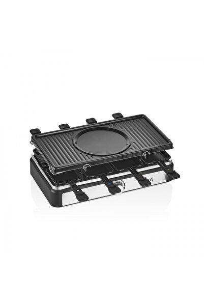 Zilan Grătar electric 3 în 1, antiaderent, putere 1400 W, elemente din oțel inoxidabil, indicator luminos / ZLN 8856