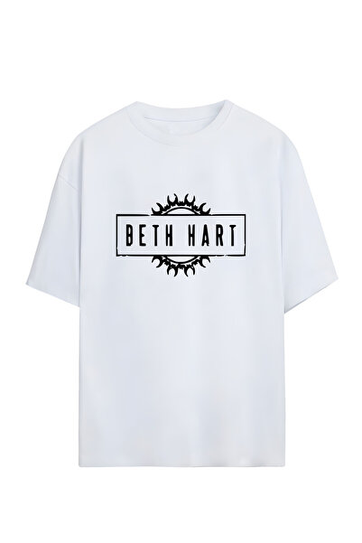 GraffTee بيث هارت - تي شيرت كبير الحجم