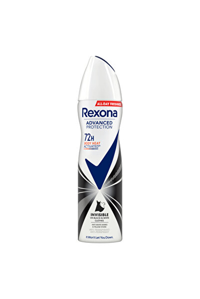 Rexona Deodorant spray Protecție Avansată Invizibil Negru și Alb 150ml