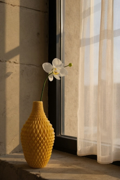 ardesta Vază decorativă din pulbere de piatră realizată manual 19 cm – Obiect...