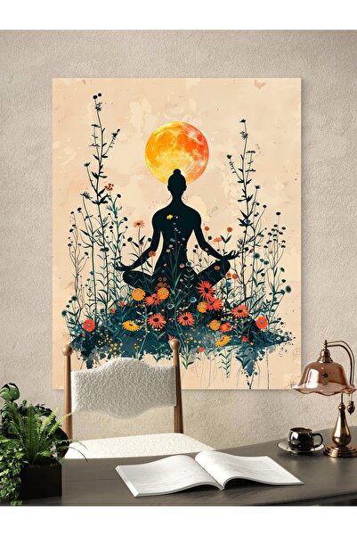 ESLEM MEDİTASYON BASKILI KANVAS TABLO